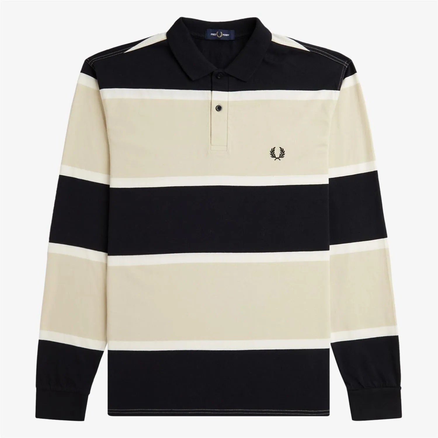 03959 Fred Perry Relaxed Stripe Polo Shirt