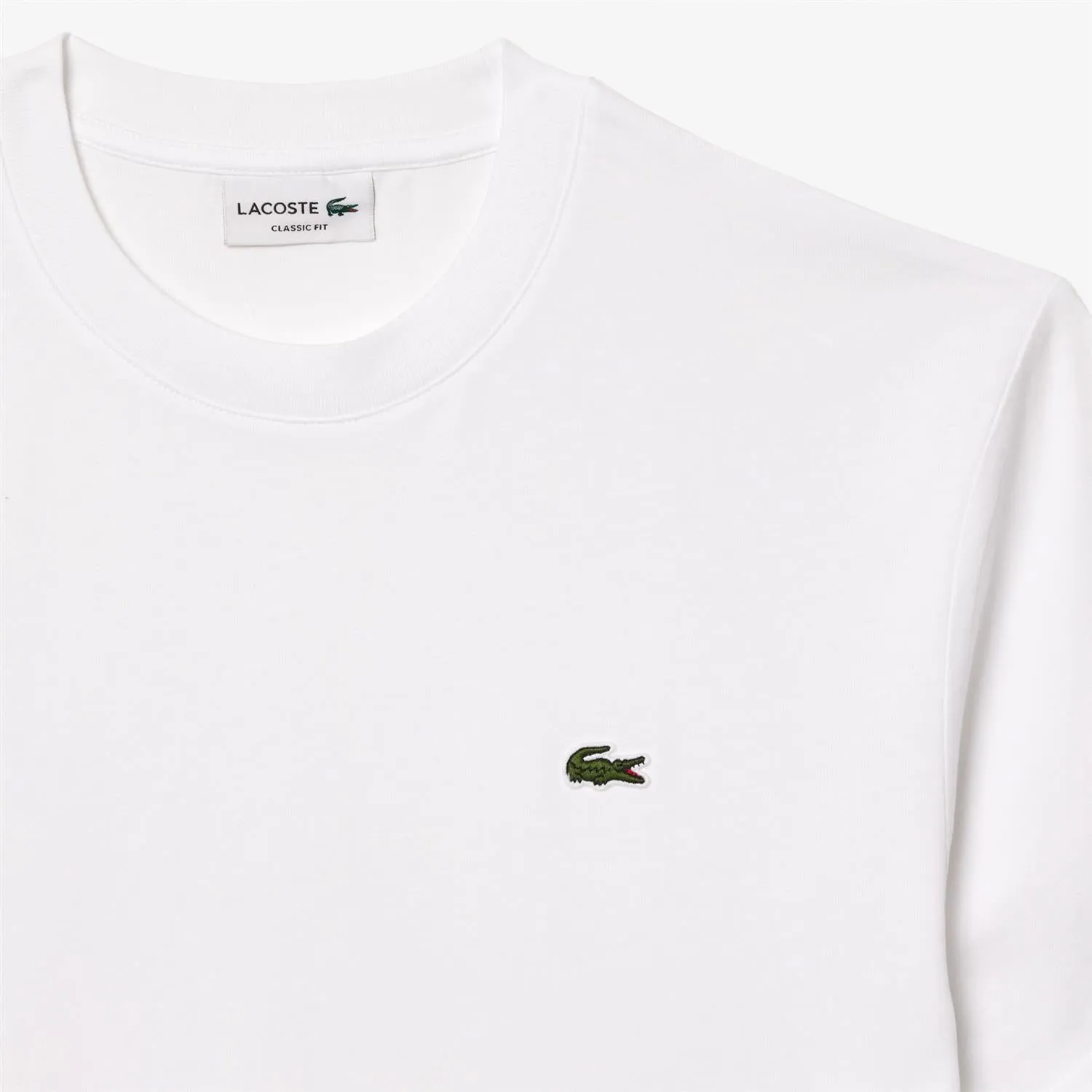 06596 Lacoste Cotton T-shirt White