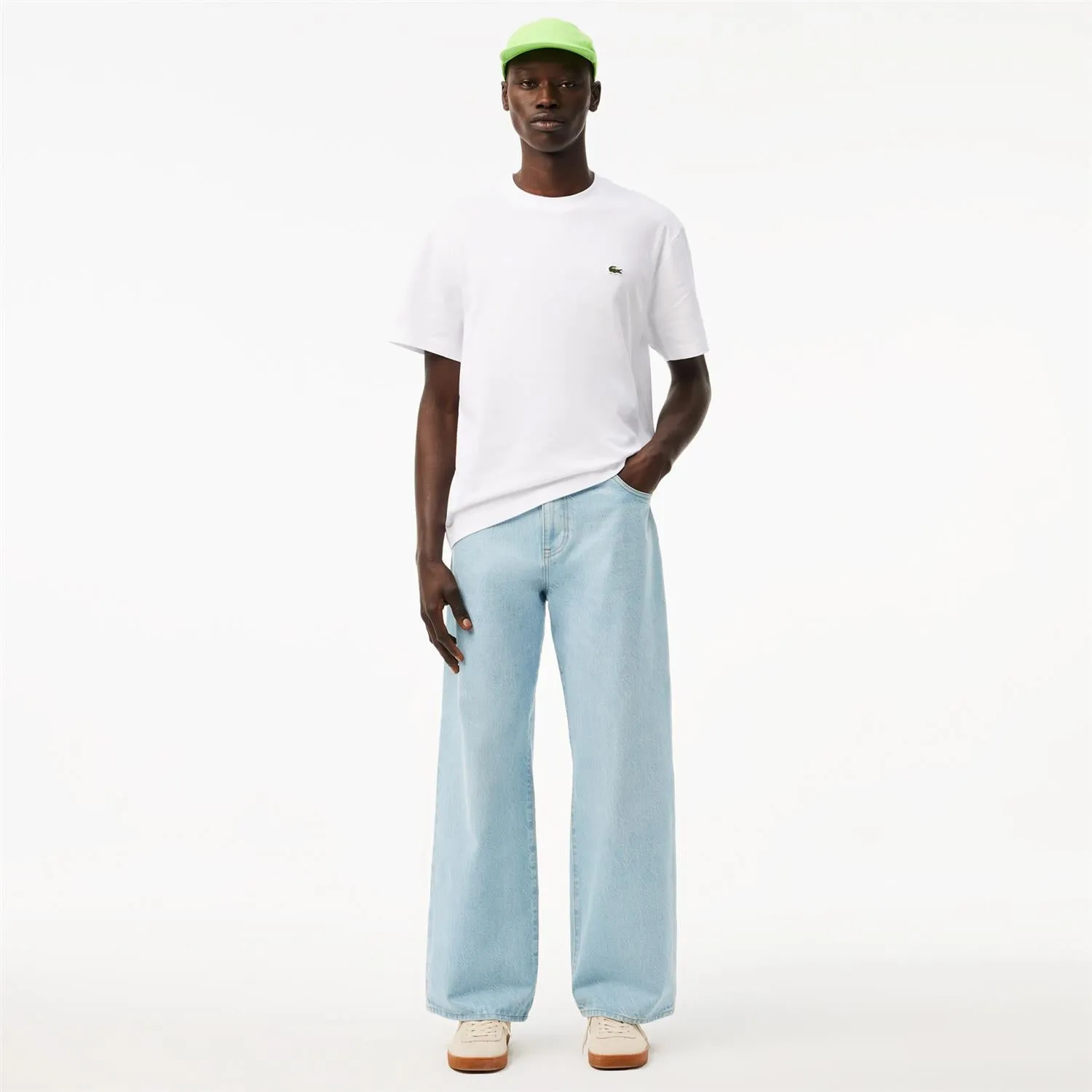 06596 Lacoste Cotton T-shirt White