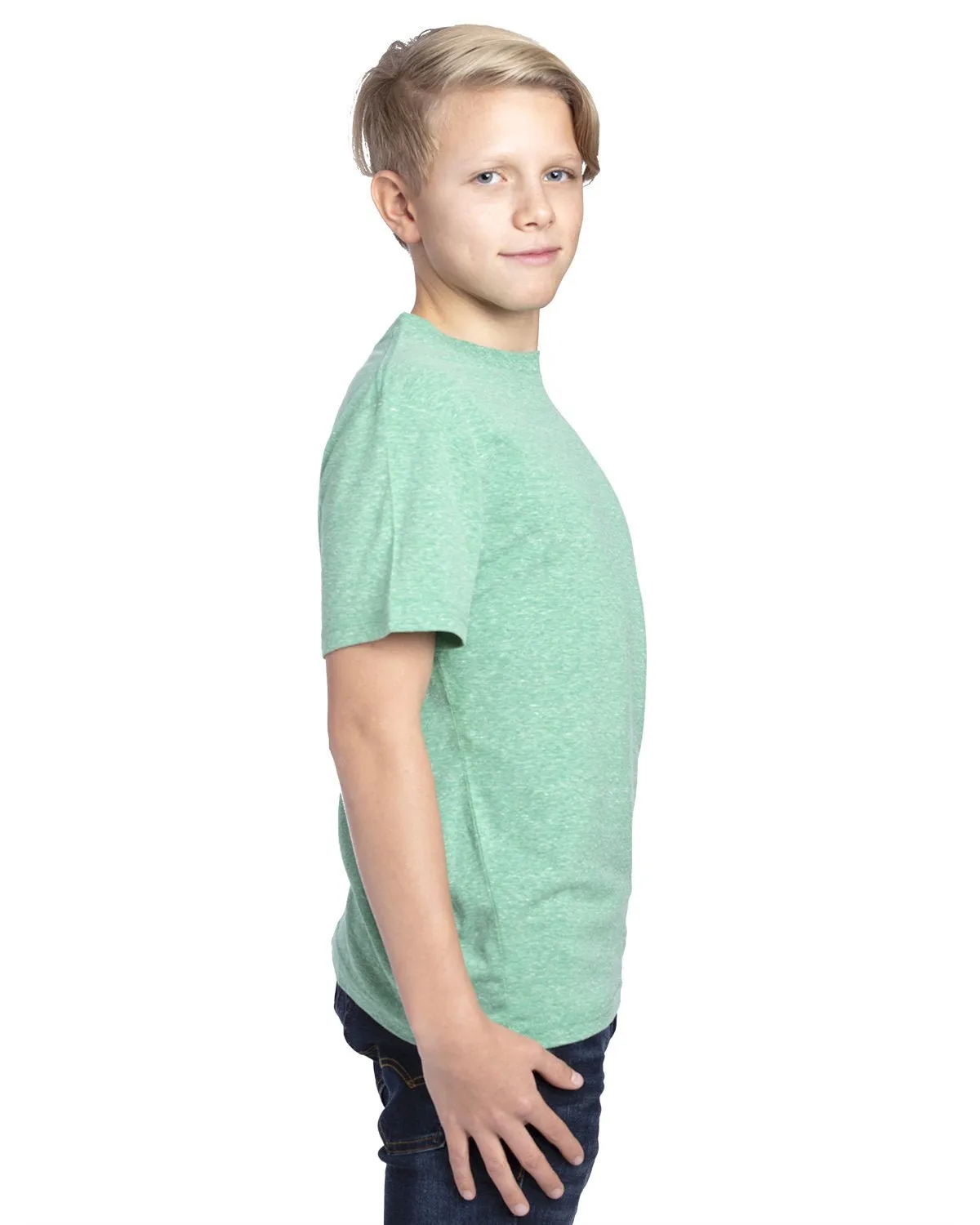 602A-Threadfast Apparel-GREEN TRIBLEND