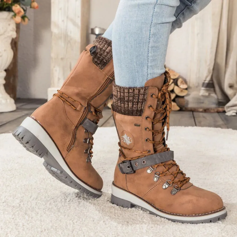 Alayá Schneestiefel | Ergonomische Winterstiefel für Damen zur Schmerzlinderung und Wärme