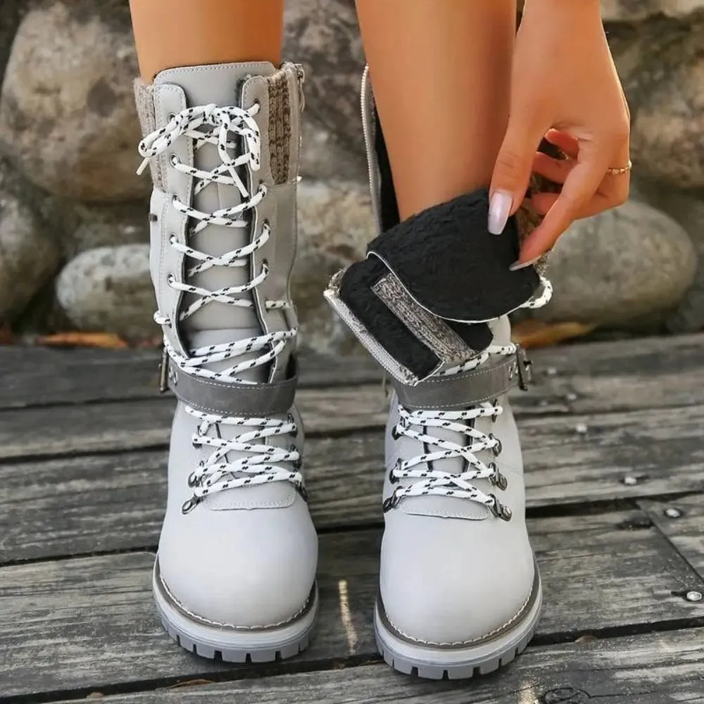 Alayá Schneestiefel | Ergonomische Winterstiefel für Damen zur Schmerzlinderung und Wärme