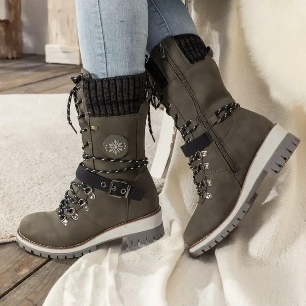 Alayá Schneestiefel | Ergonomische Winterstiefel für Damen zur Schmerzlinderung und Wärme