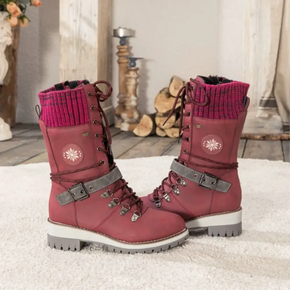 Alayá Schneestiefel | Ergonomische Winterstiefel für Damen zur Schmerzlinderung und Wärme