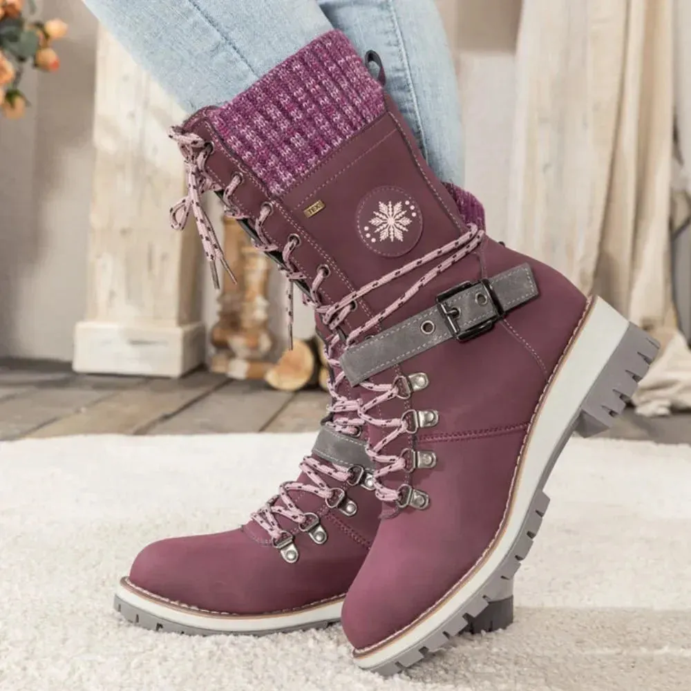Alayá Schneestiefel | Ergonomische Winterstiefel für Damen zur Schmerzlinderung und Wärme