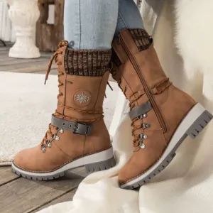 Alayá Schneestiefel | Ergonomische Winterstiefel für Damen zur Schmerzlinderung und Wärme
