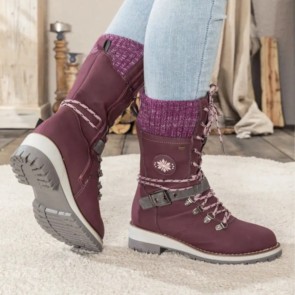 Alayá Schneestiefel | Ergonomische Winterstiefel für Damen zur Schmerzlinderung und Wärme