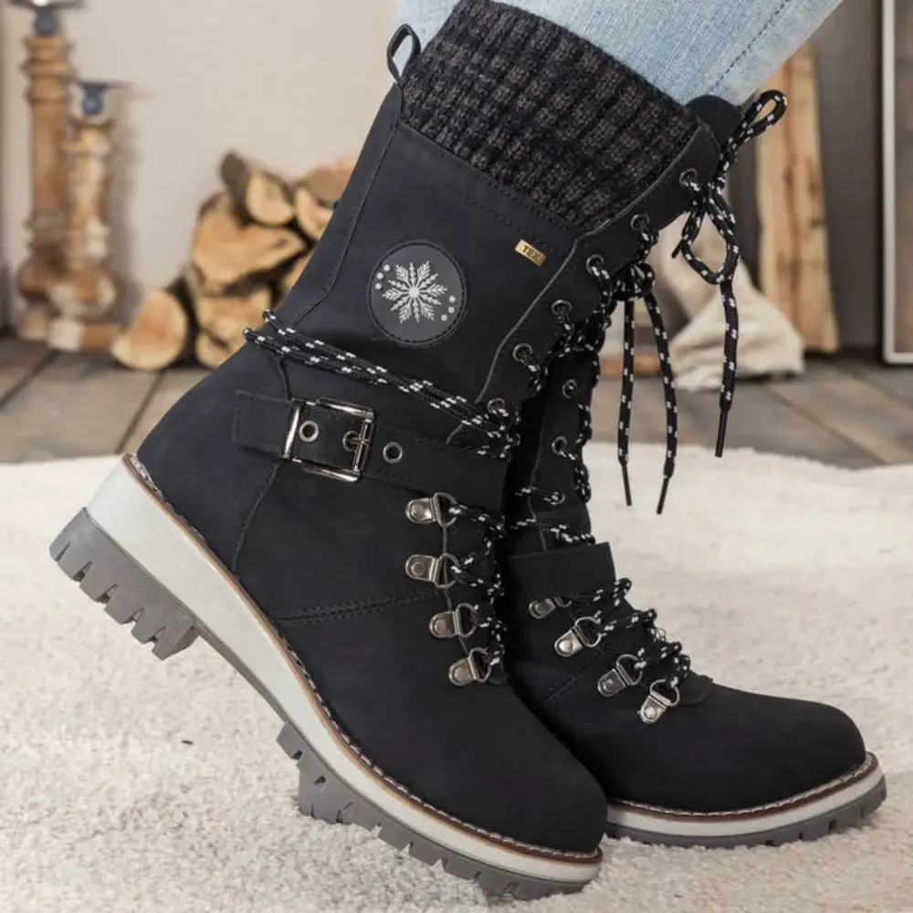 Alayá Schneestiefel | Ergonomische Winterstiefel für Damen zur Schmerzlinderung und Wärme