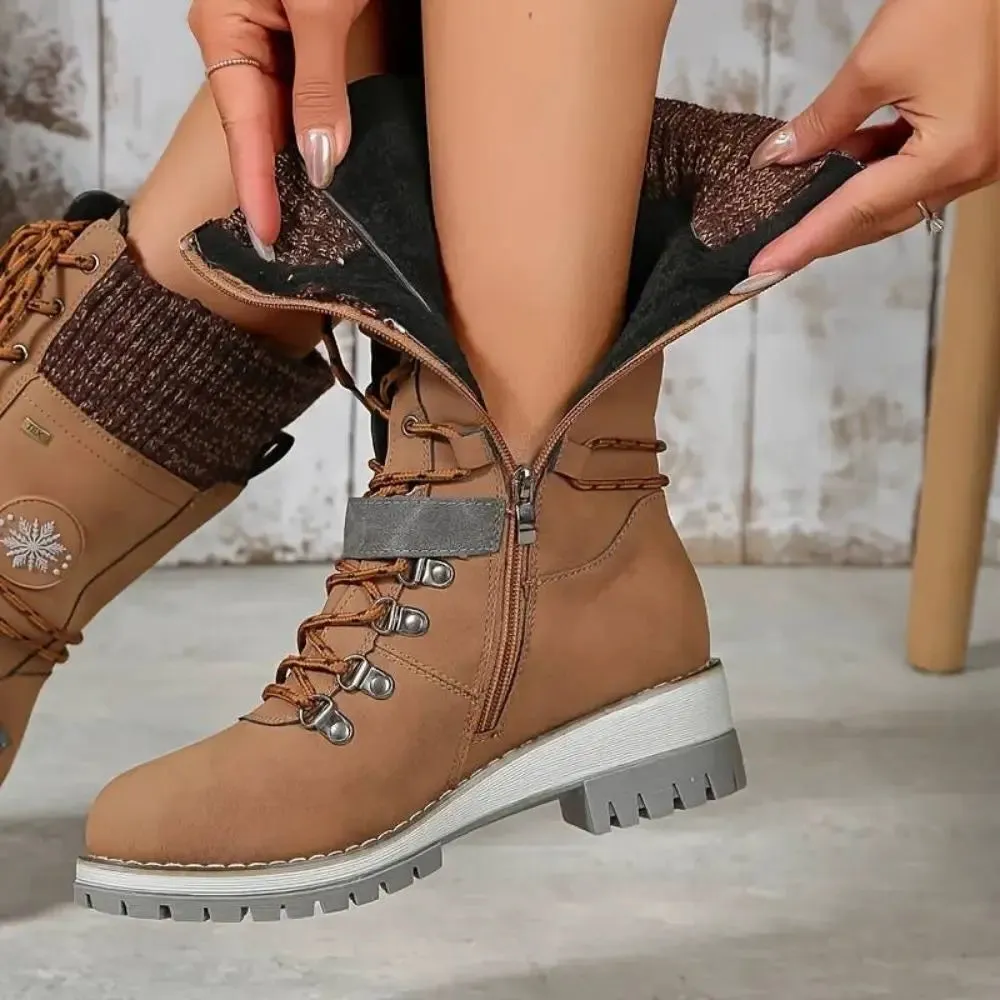 Alayá Schneestiefel | Ergonomische Winterstiefel für Damen zur Schmerzlinderung und Wärme