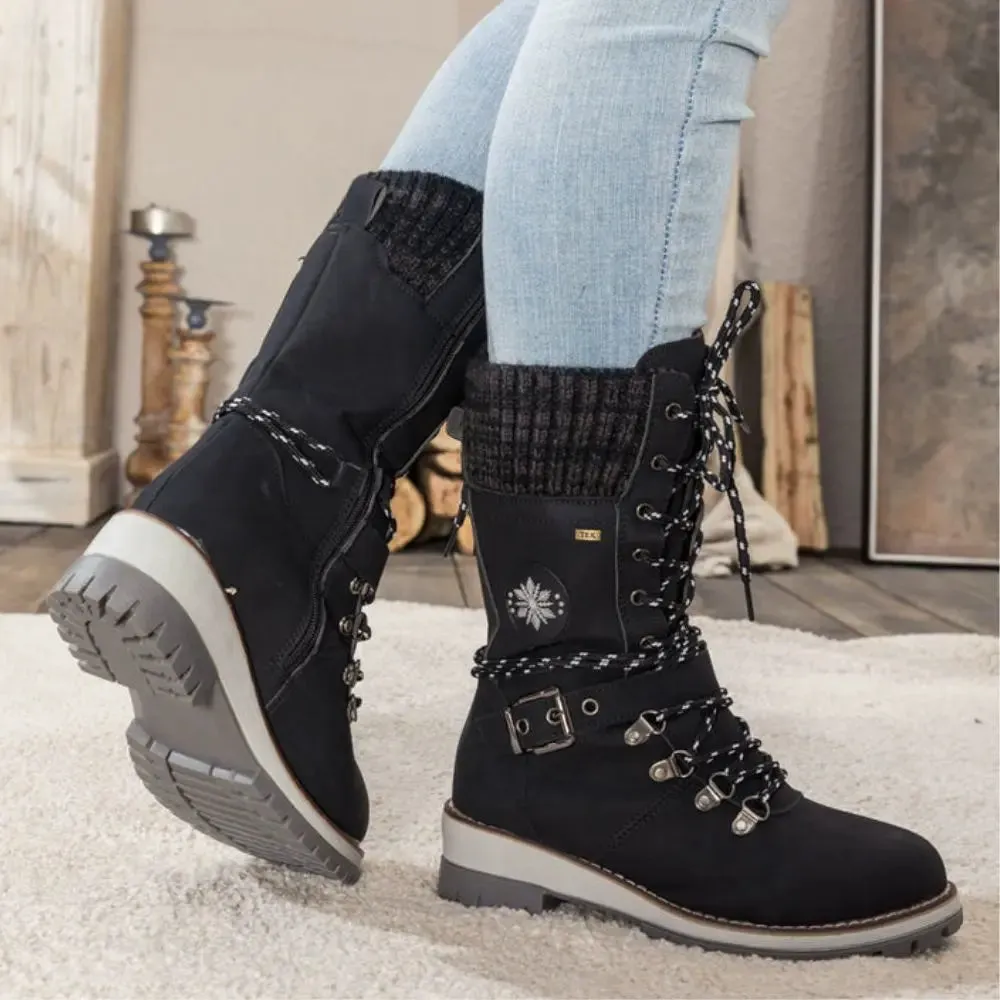 Alayá Schneestiefel | Ergonomische Winterstiefel für Damen zur Schmerzlinderung und Wärme