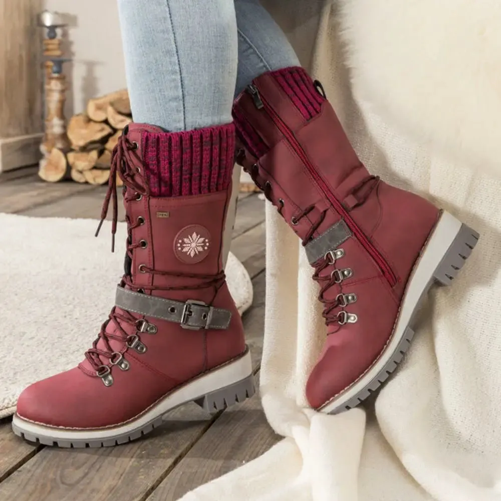 Alayá Schneestiefel | Ergonomische Winterstiefel für Damen zur Schmerzlinderung und Wärme