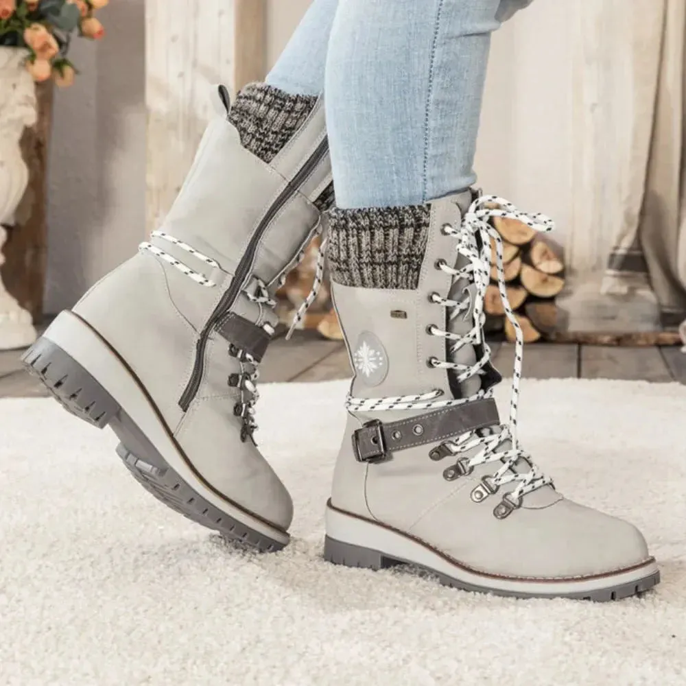 Alayá Schneestiefel | Ergonomische Winterstiefel für Damen zur Schmerzlinderung und Wärme