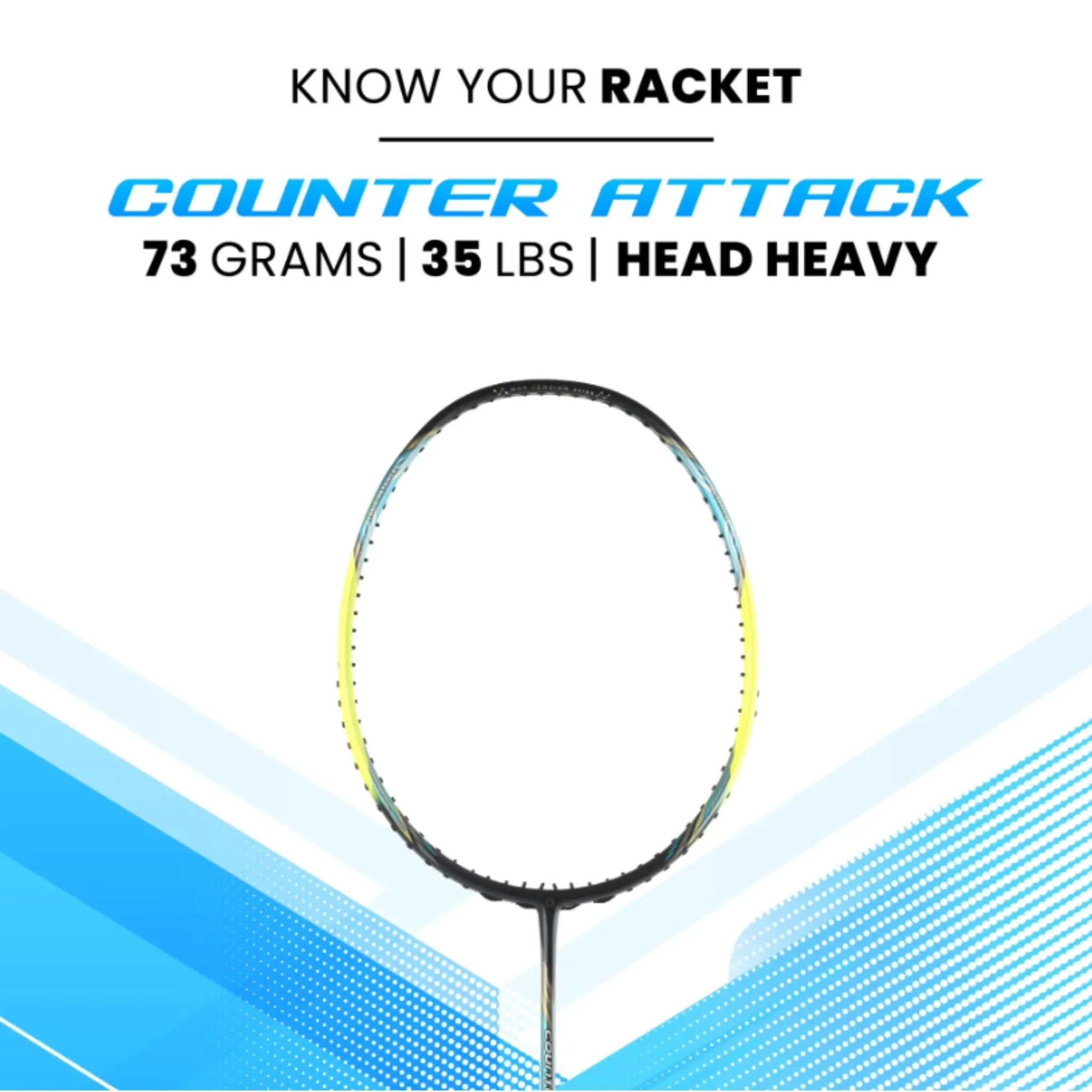 APACS Counter Attack Badminton Racket | Premium Quality Racket