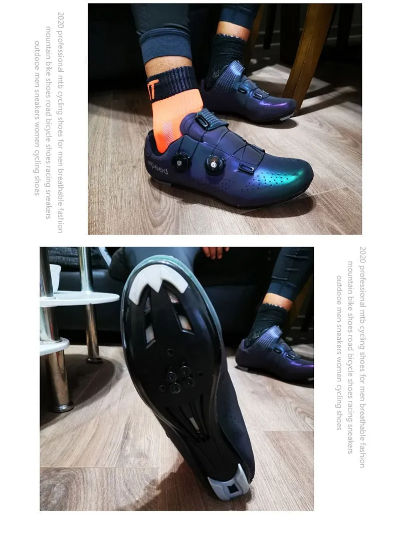 Athletic Bicycle Shoes MTB Cycling Men Ladies Self-Locking Road Bike Shoes Cycling Sneakers