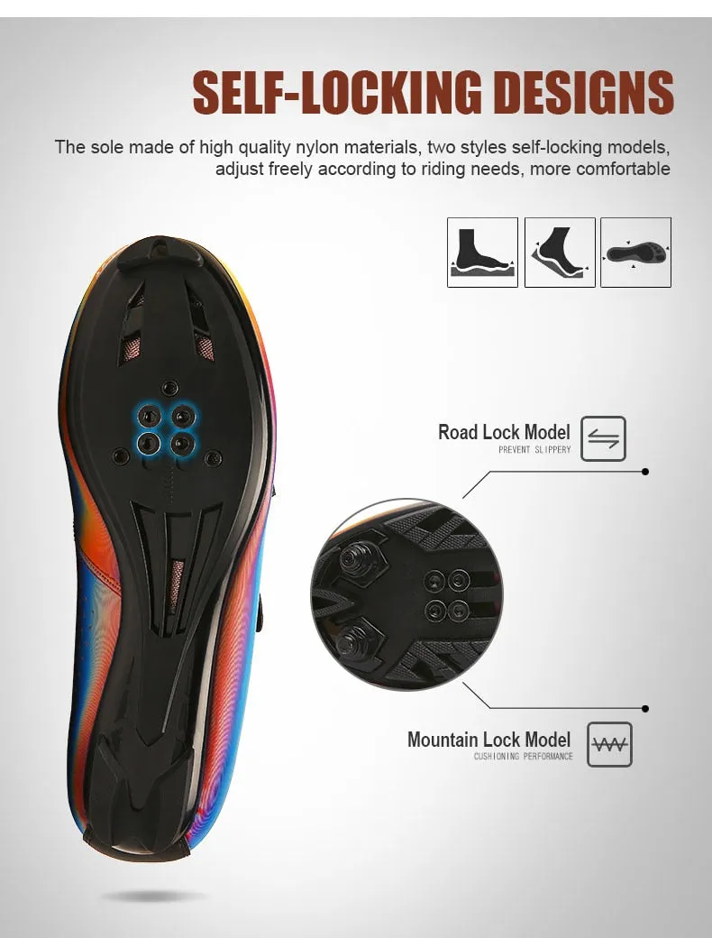 Athletic Bicycle Shoes MTB Cycling Men Ladies Self-Locking Road Bike Shoes Cycling Sneakers