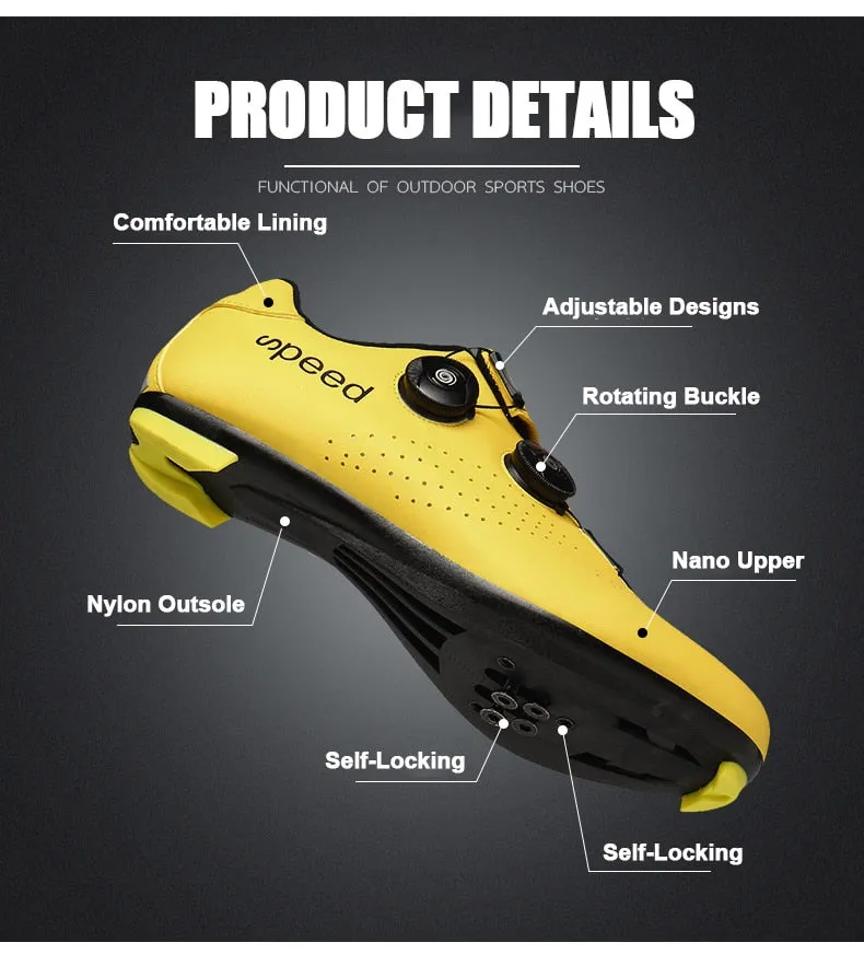 Athletic Bicycle Shoes MTB Cycling Men Ladies Self-Locking Road Bike Shoes Cycling Sneakers