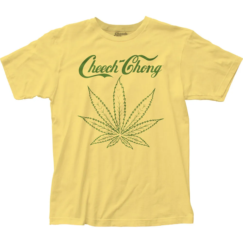 Cheech & Chong Flower Mens T Shirt Yellow