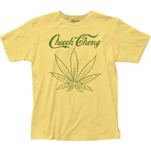 Cheech & Chong Flower Mens T Shirt Yellow