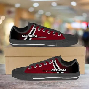 #DawgNation Georgia Football Fan Classic Canvas Tennis Shoes
