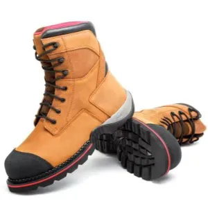 Genuine Leather Industrial Safety Boots for Men (GH-089)