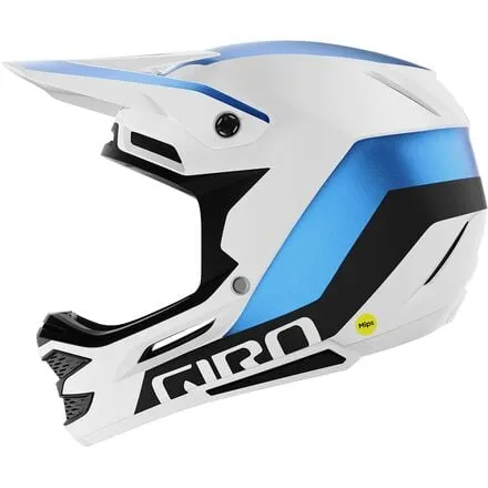 Giro Rebel Spherical Helmet, Matte White/Ano Blue