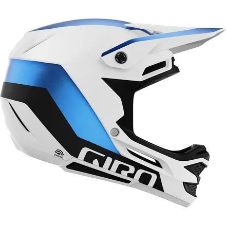 Giro Rebel Spherical Helmet, Matte White/Ano Blue
