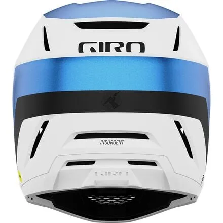 Giro Rebel Spherical Helmet, Matte White/Ano Blue