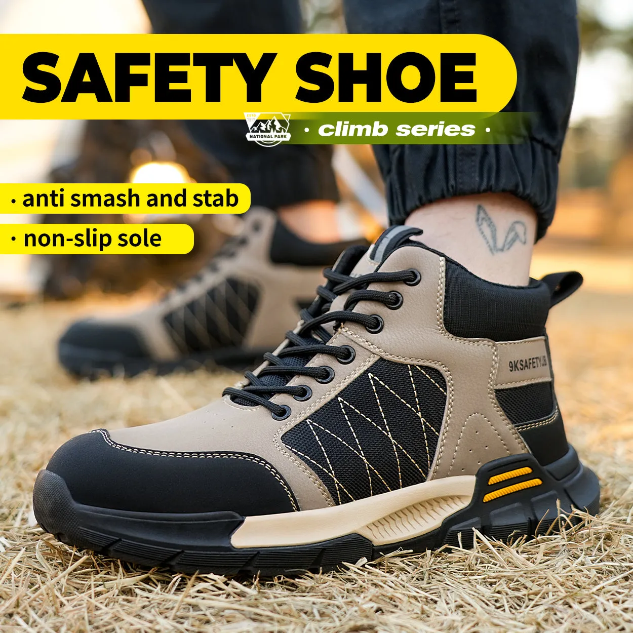 Hiking Industrial Safety Boots for Men (JB-7917)