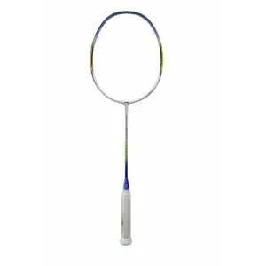 LI-NING 620 Windstorm Carbon Fiber Badminton Racquet | Size S2 (White/Yellow)