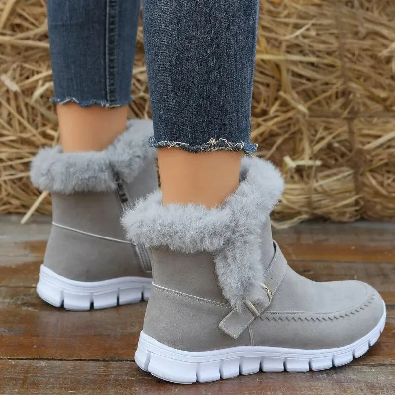 Natalia - De nieuwe winterwarme pluchen snowboots