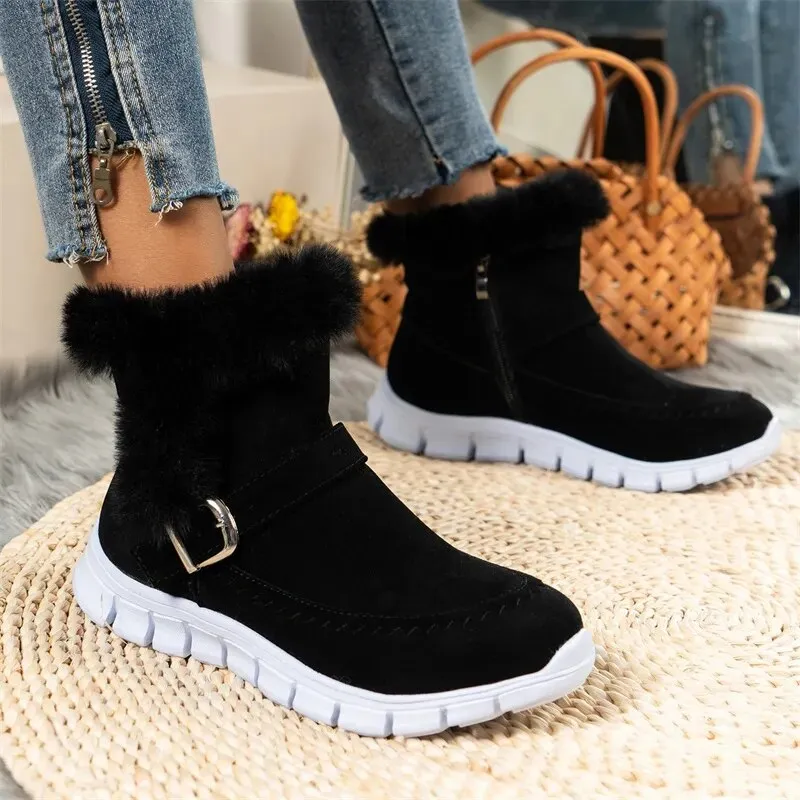 Natalia - De nieuwe winterwarme pluchen snowboots