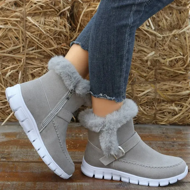 Natalia - De nieuwe winterwarme pluchen snowboots