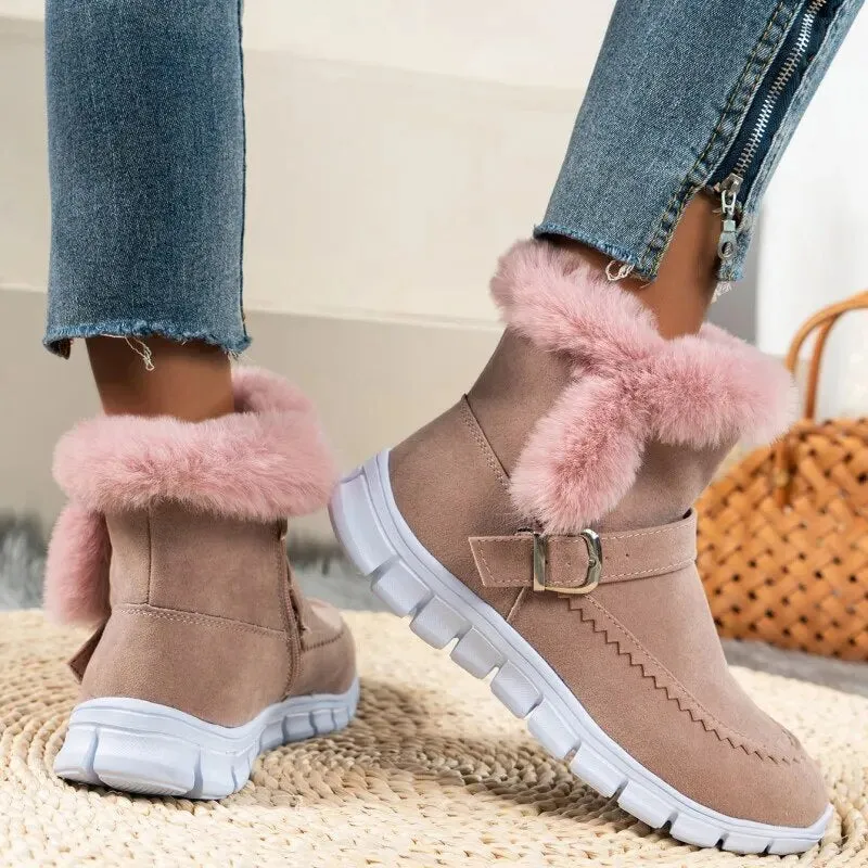 Natalia - De nieuwe winterwarme pluchen snowboots