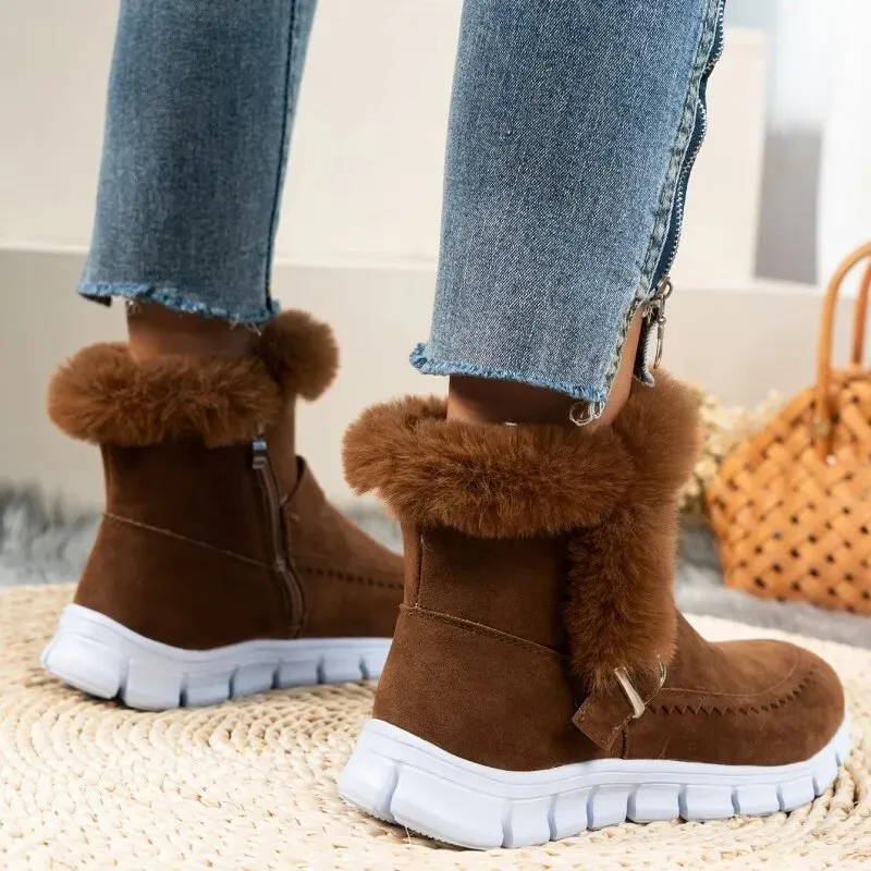 Natalia - De nieuwe winterwarme pluchen snowboots