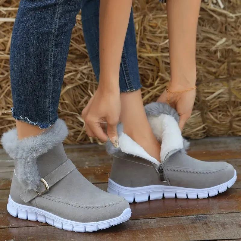 Natalia - De nieuwe winterwarme pluchen snowboots