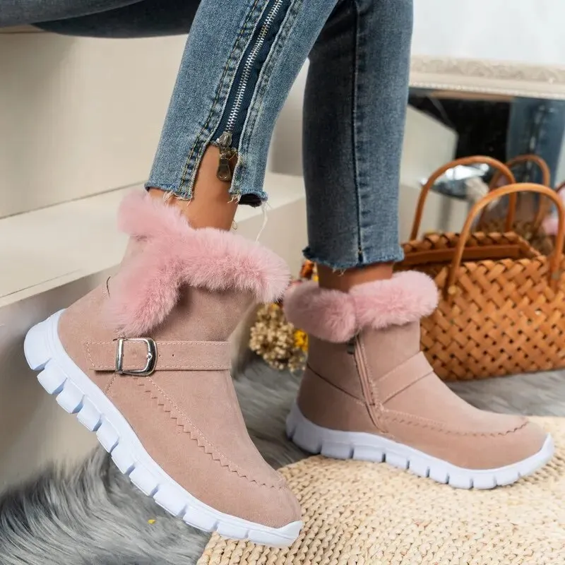 Natalia - De nieuwe winterwarme pluchen snowboots