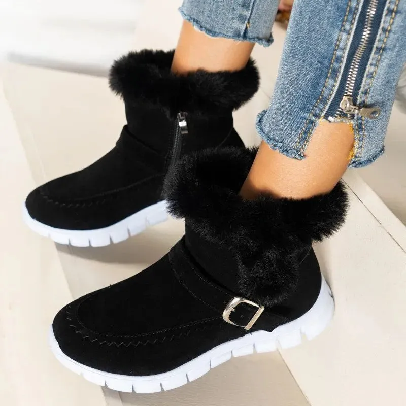 Natalia - De nieuwe winterwarme pluchen snowboots