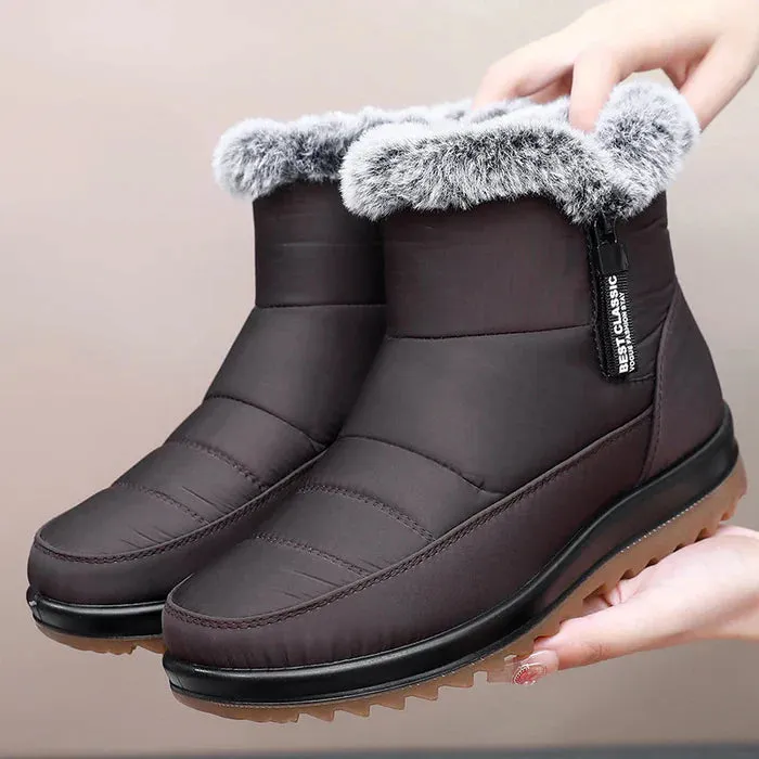 PrimoDossa Snowboots | Ergonomische Damenwinterstiefel für Schmerzreduktion und Wärme