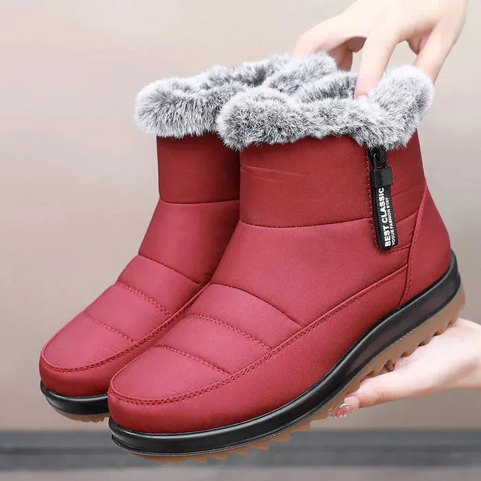 PrimoDossa Snowboots | Ergonomische Damenwinterstiefel für Schmerzreduktion und Wärme