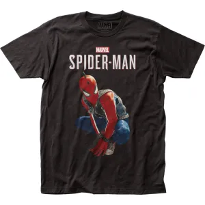 Spider-Man Spider Punk Mens T Shirt Black