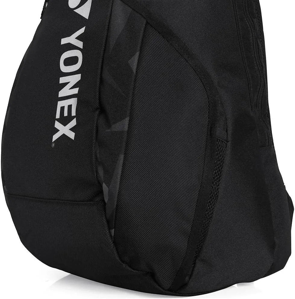 Yonex Pro Backpack M (BAG 92212M) - Premium Black Tennis & Sports Travel Bag