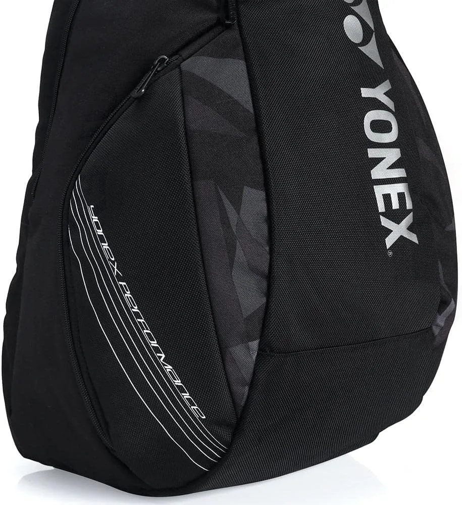 Yonex Pro Backpack M (BAG 92212M) - Premium Black Tennis & Sports Travel Bag